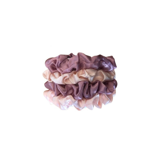 Lilac Haze Mini Scrunchies (Set Of 4)