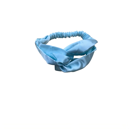 Aquamarine Satin Headband