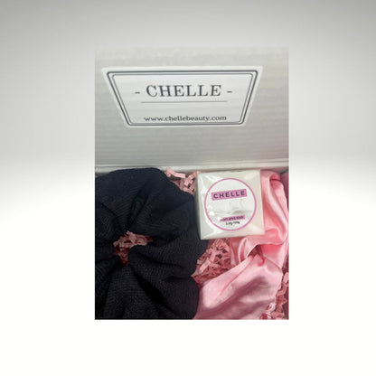 The Pamper Package - Black Towel Scrunchie