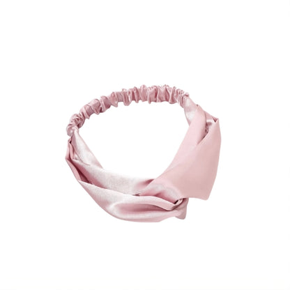 Pink Satin Headband