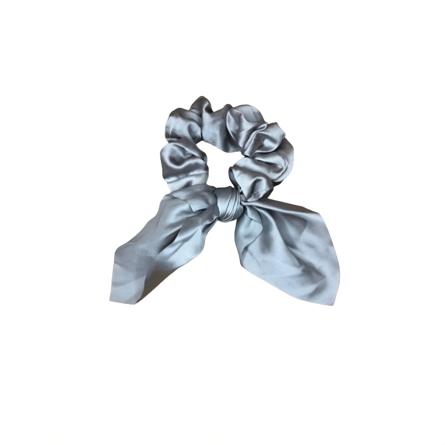 Silver Scrunchie Scarf