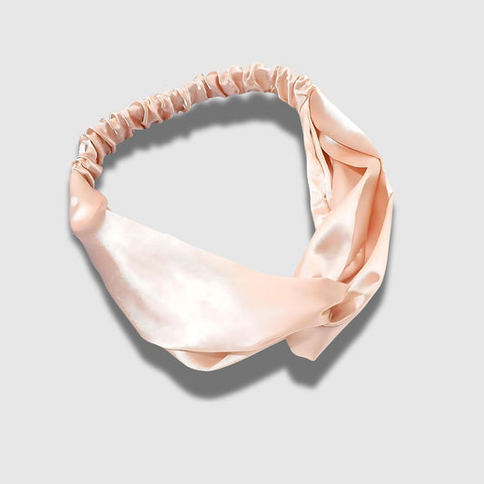 Champagne Satin Headband