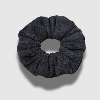 The Pamper Package - Black Towel Scrunchie