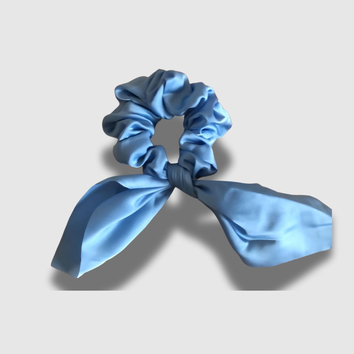 Baby Blue Scrunchie Scarf