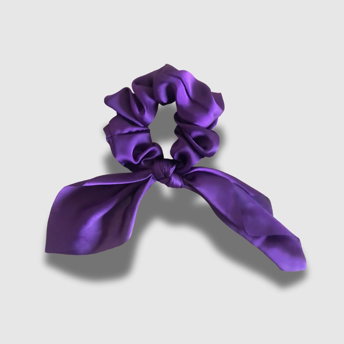 Purple Scrunchie Scarf