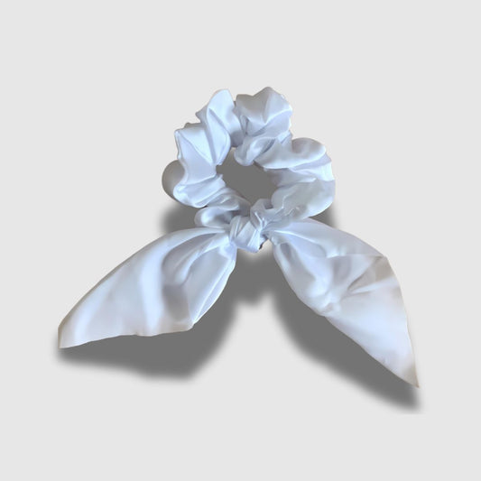 White Scrunchie Scarf